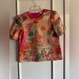 Kate Spade Haley Puff Sleeve Shirt